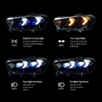 BMW dual-color arrow LED