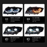 dual-beam spoon headlights