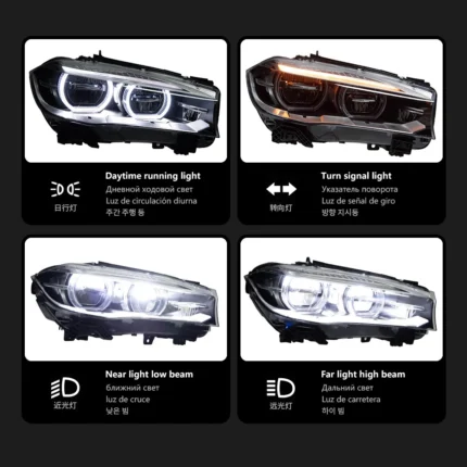 X5 F15 Angel Eye Headlight