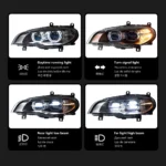 BMW X5 E70 headlight