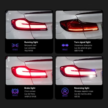 modified tail light