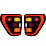 Ford Fusion Headlights 2017-2020 Mondeo LED Headlights Dynamic Signal Animation DRL Modified BMW Models - Cool White, Left + Right