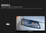 Factory direct sales of halogen xenon headlight upgrades to LED headlights, assemblies for 2016-2018 Audi A6 and C7 - Left + Right, 12-15 - Image 4