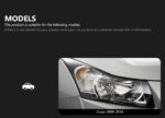 Suitable for 09-16 Chevrolet Cruze xenon headlight assembly with angel eye lenses and turn signals. Model 1515 China - Halogen, without LED bulb. - Image 5