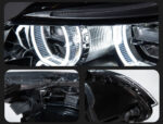 DBH Auto Parts for BMW 5 Series G30 G38 2021-2023 Laser Style Yellow, White, and Red Tricolor Drl Modified LED Headlights - Blue (Brow) - Image 3