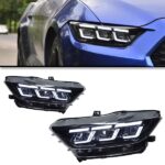 LED Crystal Daytime Running Lights, Turn Signals, and Angel Eye Projector Lights for 2015-2018 Ford Focus Models - 12V 55W (One Headlight, 72 Watts) - Image 7
