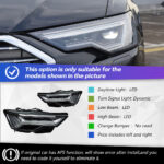 Upgrade your Audi A4 headlight assembly with LED daytime running lights and sequential turn signals. Suitable for 2020-2024 models. - Image 7