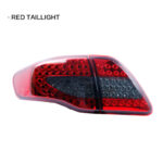 Toyota Prado (Land Cruiser 120) 2003-2009 model LED taillight assembly, LED daytime running lights and dynamic sequential turn signals - Black - Image 7