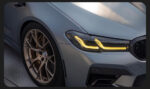 Suitable for upgrading BMW 1 Series F20 2012/2014 headlight assemblies with square LED lenses, including 6000K daytime running lights (12V, dual-mount), compatible with original xenon headlights. - Image 5