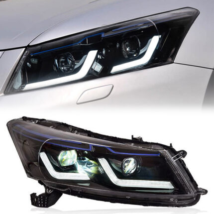 Honda HRV Vezel LED Taillights 2015-2021 HR-V Rear Fog Brake Turn Signal Lights Automotive Accessories - Left + Right, Black