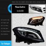 High-end LED lenses for headlight assemblies of 2015-2019 Mercedes-Benz W156 GLA models - compatible with original halogen headlights. - Image 7
