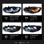 High-quality car headlights suitable for 2019 and 2024 BMW 3 Series, G20, and G28 original adaptive laser headlights with LED light upgrade laser - 20-22 - Image 5