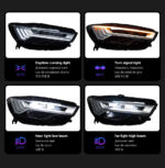 Land Rover Range Rover Sport L320 LED Taillights 2002-2012 Taillights, Reverse Brake Taillights, Drl Automotive Parts, Car Lights - Cool White, Left + Right - Image 3