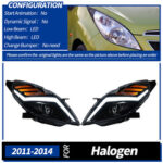 Chevrolet Cruze headlight projector lens 2009-2016 Holden signal headlight LED headlight Drl car parts car lights - left + right, install xenon bulbs - Image 7