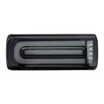 For Mercedes-Benz intelligent taillight assemblies manufactured between 2015 and 2019, retrofitting with EQ-style LED daytime running lights and brake lights. - Intelligent QE taillights, smoked black lens (single side). - Image 5