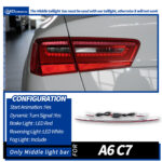 Upgrade to LED taillights with sequential turn signals - left + right - suitable for 2003-2012 Audi A3 models. Original 2008-2012 models. - Image 7