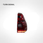 Taillight assembly, LED daytime running lights, and turn signals - black, suitable for Toyota Land Cruiser Prado LC90 LC95 3400 1996-2002. - Image 3
