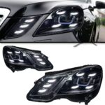 Rear light assembly for 2019-2023 Mercedes-Benz GLS W167 models, new dynamic LED light upgrade - red.