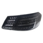 The taillight assembly for the Mercedes-Benz C-Class Coupe has been upgraded with new LED daytime running lights and brake lights. - Red, C-Class Coupe taillight assembly (single side) - Image 5