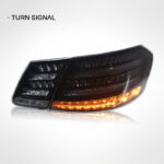 The taillight assembly for the Mercedes-Benz C-Class Coupe has been upgraded with new LED daytime running lights and brake lights. - Red, C-Class Coupe taillight assembly (single side) - Image 3