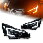 LED taillight assembly 2009-2012 for Toyota RAV4 aftermarket headlight upgrade - RGB