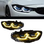 High-quality car headlights suitable for 2019 and 2024 BMW 3 Series, G20, and G28 original adaptive laser headlights with LED light upgrade laser - 20-22