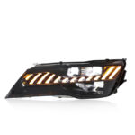 The new LED headlights and daytime running lights are suitable for retrofitting the headlight assemblies of 2012-2016 Audi A5 and S5 models, and include a water flow steering upgrade function. - Image 4