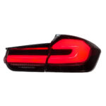 Taillights with an "E" mark compatible with BMW 3 Series G20 G28 G80 2019-2022 LED taillight accessories, brake lights, taillights - left + right, red. - Image 4