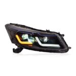 Honda HRV Vezel LED Taillights 2015-2021 HR-V Rear Fog Brake Turn Signal Lights Automotive Accessories - Left + Right, Black - Image 3