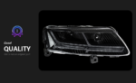 Suitable for 2017-2019 Audi A4 B9 models, LED lens headlight assembly with RS version flowing light effect - compatible with original LED headlights. - Image 4
