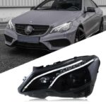 New red LED taillights, brake lights, and turn signals for Mercedes-Benz S-Class Coupe W217 model - LED taillights - black finish - single side. - Image 6