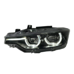 DBH Automotive Parts for BMW 3 Series F30 F35 2013-2018 V3 Design Black/Yellow/White/Amber Tricolor DRL LCI LED Headlights - Image 2