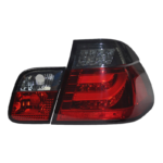 Upgraded LED taillights for BMW G30 G38 2018-2020, with dynamic sequential turn signals and plug-and-play rear brake lights - Red.