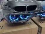 Customized RGB 7-color DRL sequential turn signals and Bi-LED projector for BMW 3 Series F30 F35 2012-2018 models - Seven Colors. - Image 4