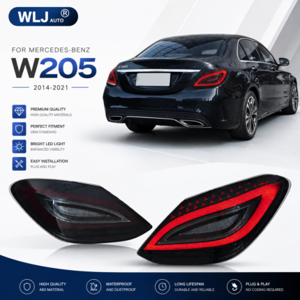 Headlight assembly upgrade for 2016-2023 Mercedes-Benz E-Class W213 vehicles, including LED daytime running lights and turn signals - 2021-2023