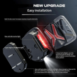 Upgraded RGB headlight and fog light kit for Jeep Wrangler JK 2007-2018, APP controlled ring lights, DRL plug and play - RGB - Image 2