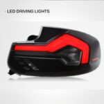 Suitable for 3 Series F30/F35 ABS taillight assembly 320/328 LED blacked-out sequential turn signals in red - LED taillights with sequential turn signals for 2013-2018 models, black. - Image 2