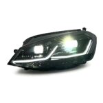 Suitable for 2013-2017 Volkswagen Golf 7 retrofitting with G22 dual-color LED projector headlights, including high-brightness daytime running lights. - Image 4