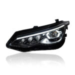 Modified Headlight Assembly for BMW 3 Series E90 2005-2012 Upgrade LED DRL Dynamic Flowing Turn Signal Projector Head Lamp - headlight+low beam LED - Image 2