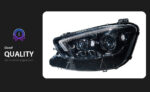 Maybach-style LED projection headlight assembly (with DRL) for 2016-2020 Mercedes-Benz E-Class W213 - 2021-2020 - Image 4