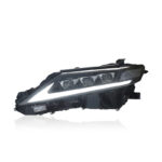 Custom-designed 12V LED headlight assembly with triple-projection daytime running lights and sequential turn signals, suitable for various car models. - Image 7