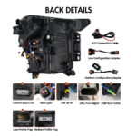 Ford Focus MK3 2015/2018 Headlight Retrofit with LED Car Parts, Headlight Lens Projector, Plug and Play Headlights - Suitable for Original Halogen Bulbs - Image 4