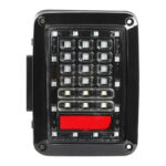V2 LED taillight upgrade for Chrysler 300C 2005-2008 models, dynamic sequential turn signals, brake lights, smoke-tinted lens, plug and play - red + white + yellow, LED - Image 2