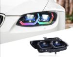 Suitable for headlight assemblies of 2006-2012 BMW M3 E92 models. Compatible with LED lenses, xenon headlights, turn signals, and hazard lights. - Vehicles equipped with automatic adjustment function.