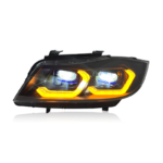 Suitable for 2021-2024 BMW 4 Series headlight assemblies G22 and G82, for retrofitting M4 LED dual-color headlights - dual-color headlights