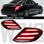 High-end LED daytime running lights, turn signals, and LED lenses for 2015-2019 Mercedes-Benz GLA headlight assemblies - Original halogen headlights.