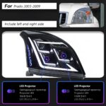 LED projection headlight assembly, upgraded from low-end to high-end version, suitable for Toyota Corolla 2019-2023 - Natural White. - Image 7