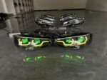DBH's new RGB 7-color V2 IKON style daytime running lights and LED headlights are suitable for BMW 4 Series F32/F33/F36/F80/F82 M3/M4 - 7-cool - Image 2