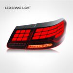 Mercedes-Benz C-Class Coupe Taillight Assembly - New Red LED Daytime Running Lights, Brake Lights, Sequential Turn Signals, 12V OLIVER - Red, Class C Coupe Taillight Assembly - Single Side - Image 4