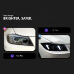 Factory direct sales of LED taillights suitable for 2007-2013 BMW X5 E70 LED taillights, G05 design turn signals - cool white, right side. - Image 2